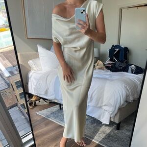 Silk maxi dress